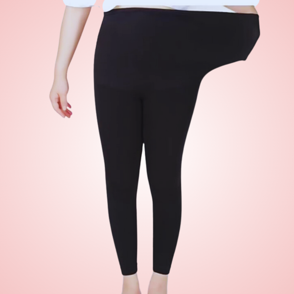 Comfortable High Waist Compression Pregnancy Leggings for Belly Support