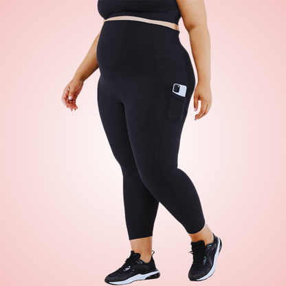 Maternity Gym Workout Leggings With Pockets
