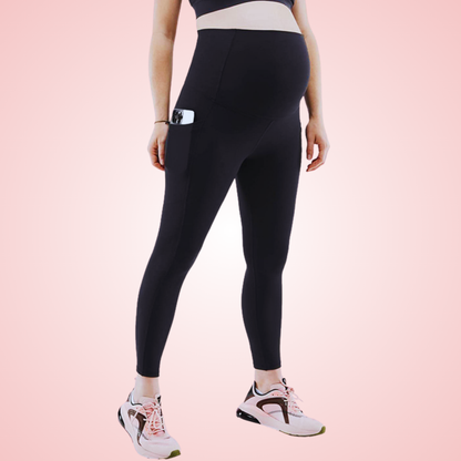 Maternity Gym Workout Leggings With Pockets